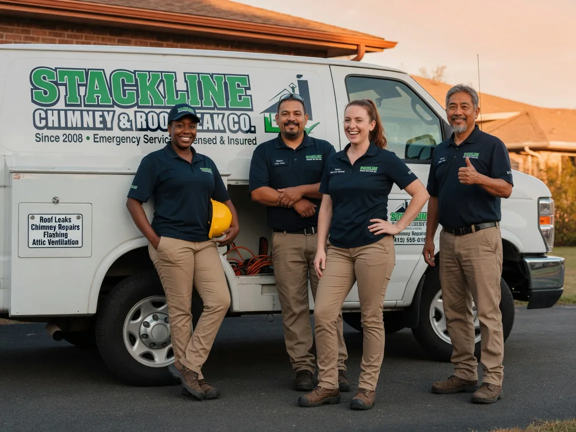 Chimney flashing repair company in Edgemoor, SC